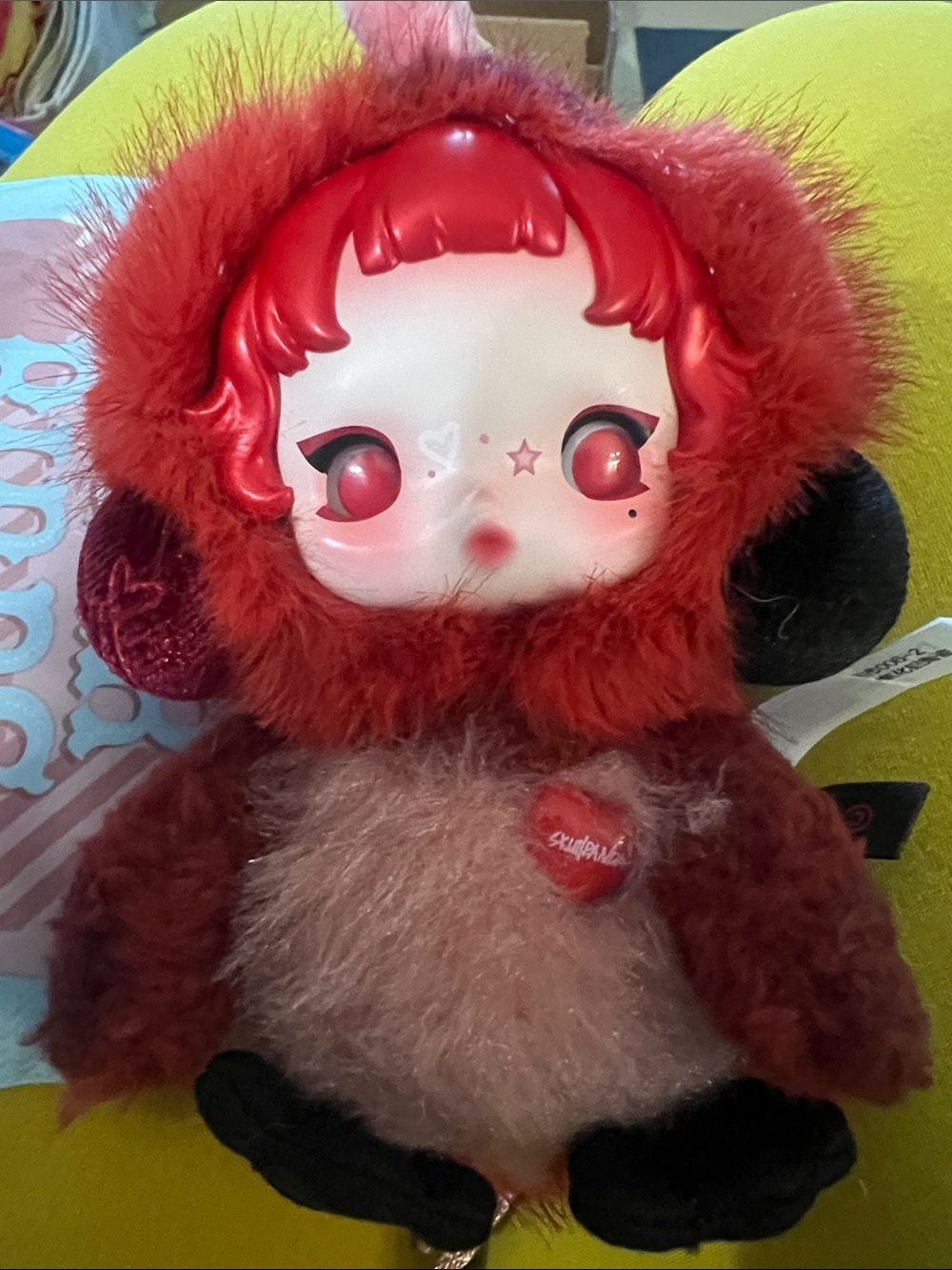 Skull panda version of Dearbirds - this is the softest plushie ever!!